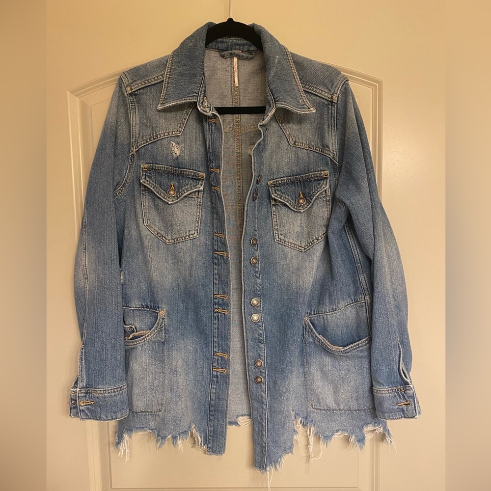 Free People Moon Child shirt jacket
